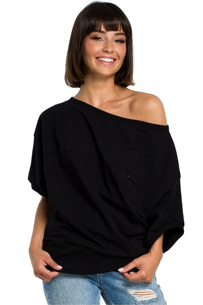   Bluza Damska Model B079 Black - BeWear 