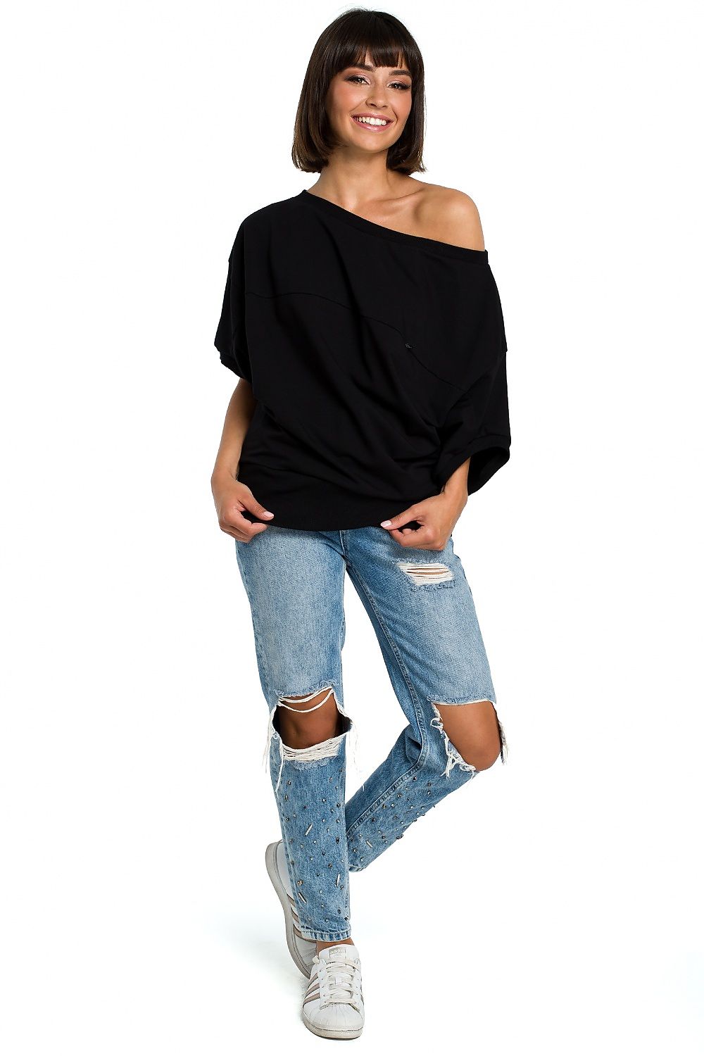   Bluza Damska Model B079 Black - BeWear 