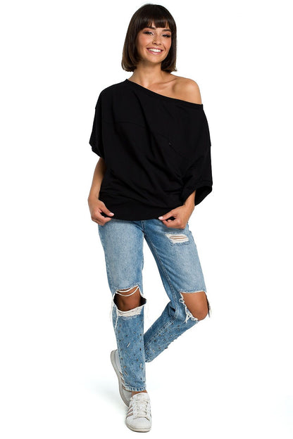   Bluza Damska Model B079 Black - BeWear 