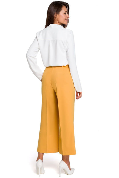  Spodnie Damskie Model S139 Yellow - Stylove 