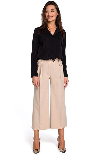  Spodnie Damskie Model S139 Beige - Stylove 