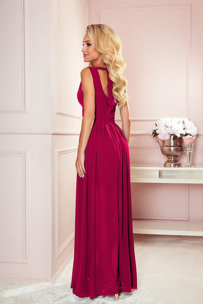  Sukienka Model Justine 362-5 Bordo - Numoco 