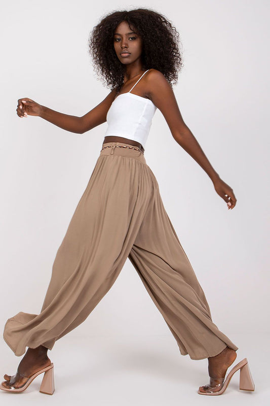  Spodnie Damskie Model TW-SP-BI-81733.14 Beige - Och Bella 
