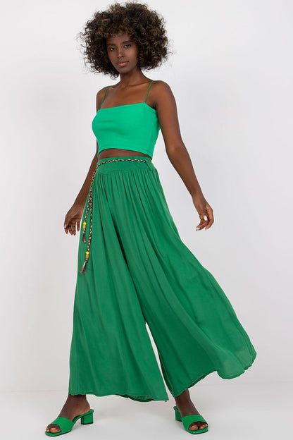  Spodnie Damskie Model TW-SP-BI-81733.14 Green - Och Bella 