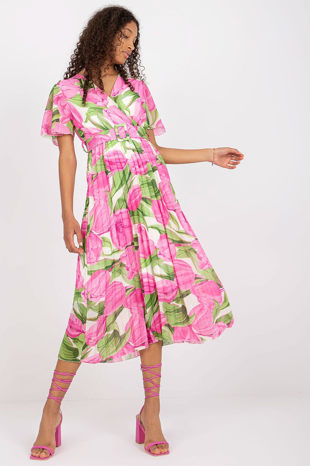  Sukienka Model DHJ-SK-11331-2.32 Pink - Italy Moda 