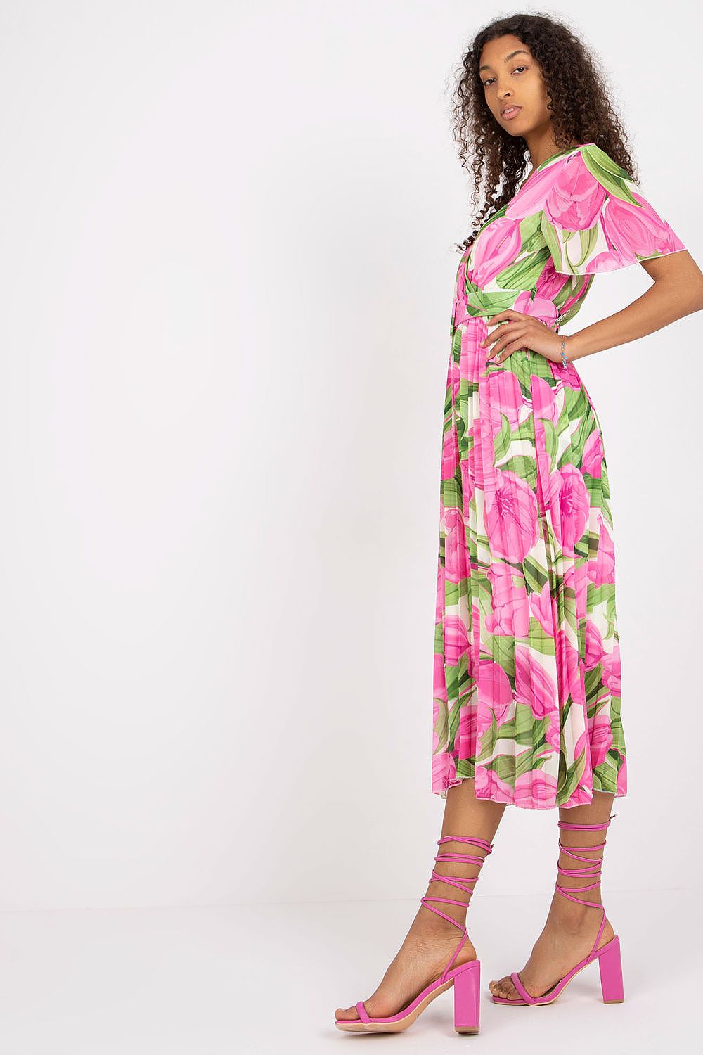  Sukienka Model DHJ-SK-11331-2.32 Pink - Italy Moda 