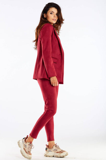  Spodnie Damskie Model A461 Bordo - awama 