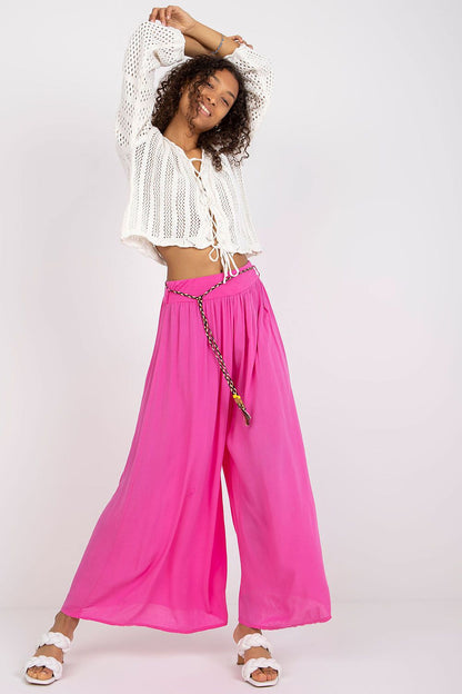  Spodnie Damskie Model TW-SP-BI-81733.14 Pink - Och Bella 