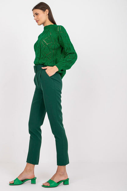  Spodnie Damskie Model DHJ-SP-12787.21X Dark Green - Italy Moda 