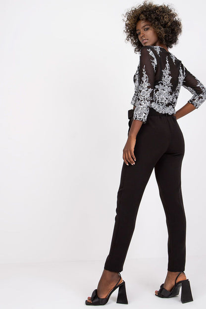  Spodnie Damskie Model DHJ-SP-12787.21X Black - Italy Moda 