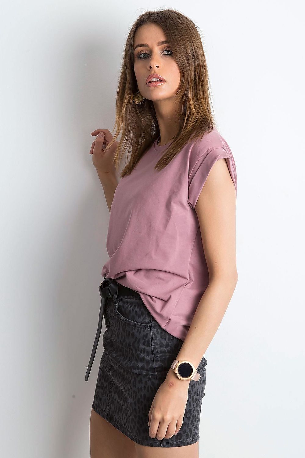   T-shirt Damski Model RV-TS-4833.85P Dark Pink - BFG 