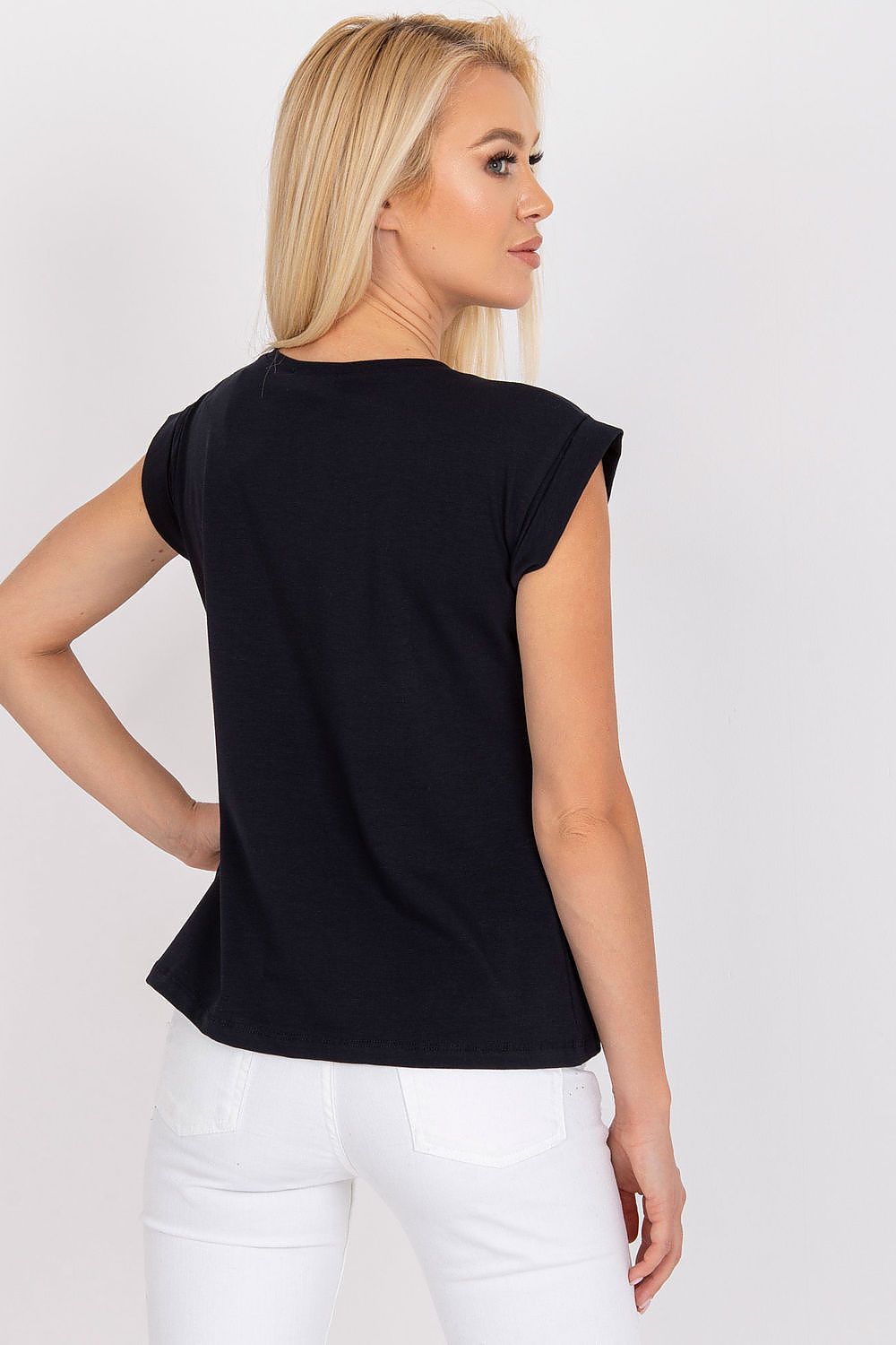   T-shirt Damski Model RV-TS-4833.32P Navy - BFG 