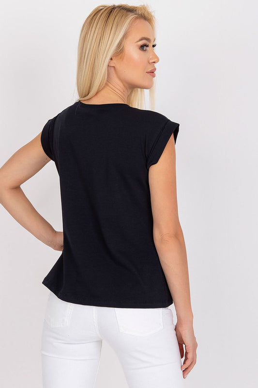   T-shirt Damski Model RV-TS-4833.32P Navy - BFG 