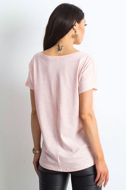   T-shirt Damski Model RV-TS-4832.02P Light Pink - BFG 