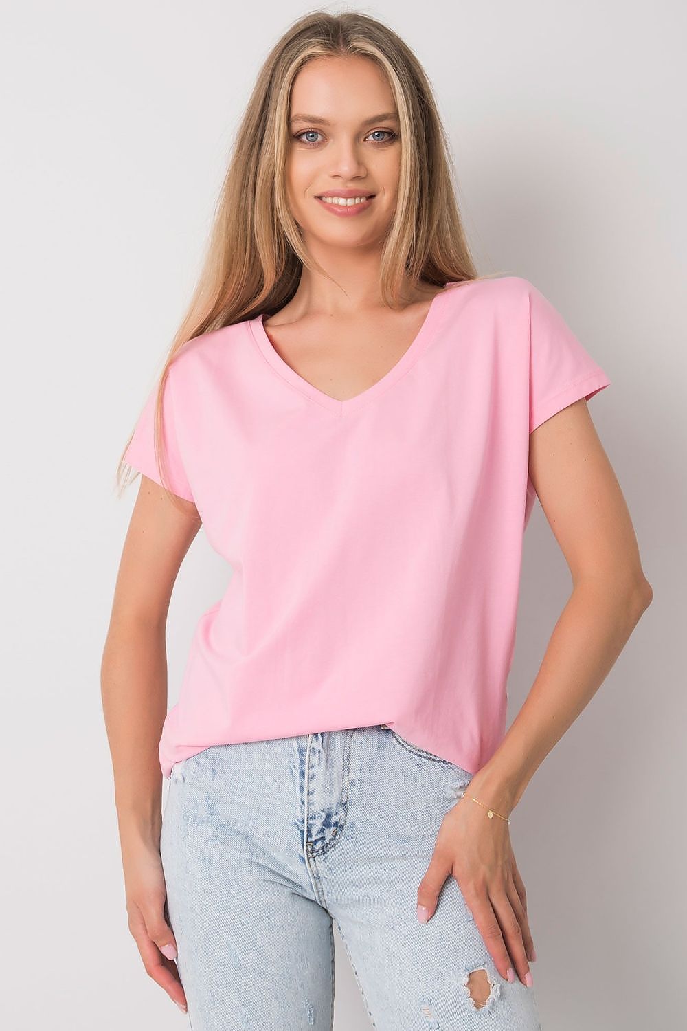   T-shirt Damski Model RV-TS-4832.02P Pink - BFG 