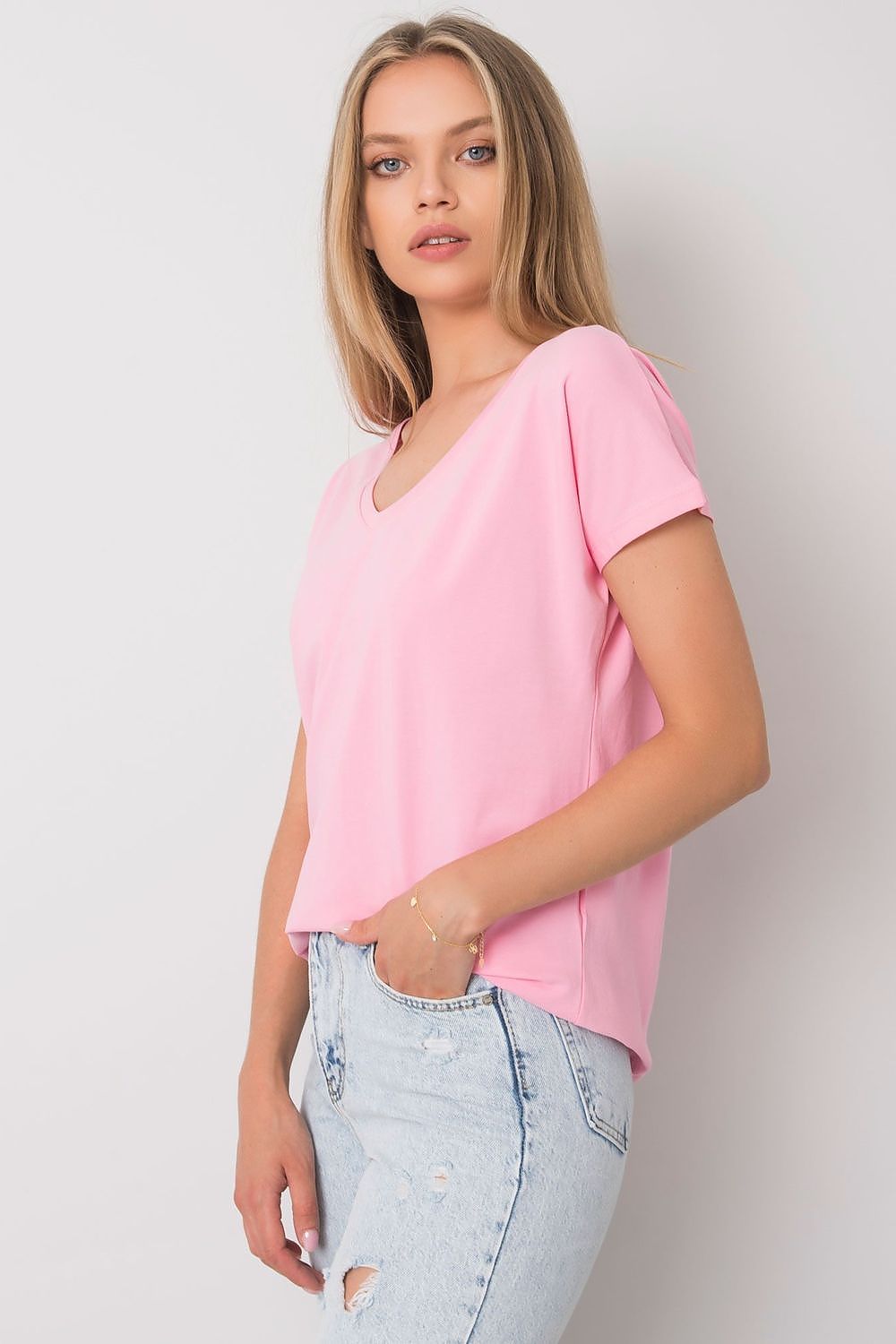   T-shirt Damski Model RV-TS-4832.02P Pink - BFG 
