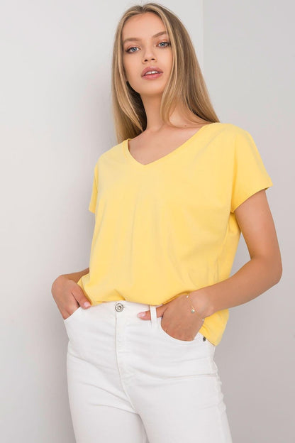   T-shirt Damski Model RV-TS-4832.01P Yellow - BFG 