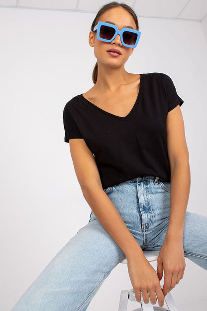   T-shirt Damski Model RV-TS-4832.12P Black - BFG 
