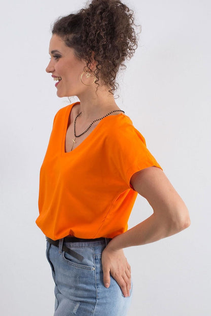   T-shirt Damski Model RV-TS-4832.39P Orange - BFG 