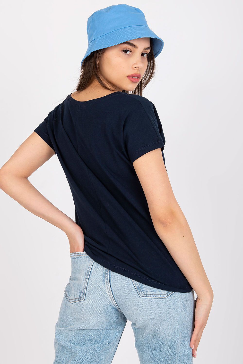   T-shirt Damski Model RV-TS-4832.42P Navy - BFG 