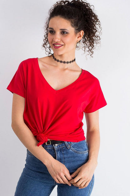   T-shirt Damski Model RV-TS-4832.14P Red - BFG 