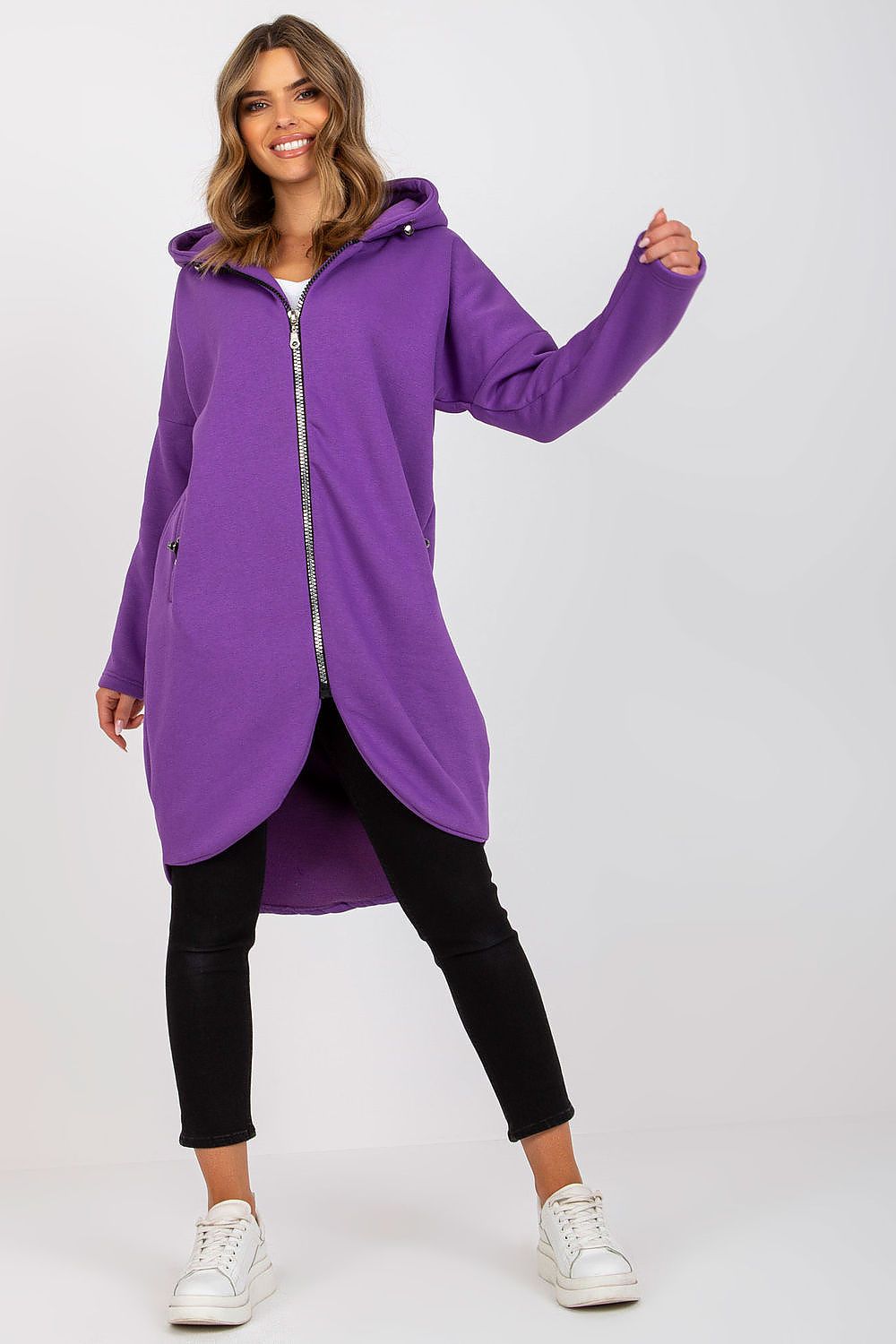   Bluza Damska Model RV-BL-4858-1.99P Violet - Rue Paris 