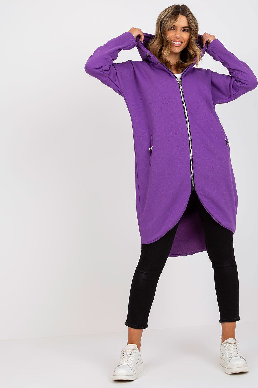  Bluza Damska Model RV-BL-4858-1.99P Violet - Rue Paris 