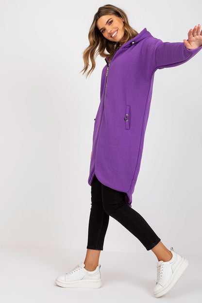   Bluza Damska Model RV-BL-4858-1.99P Violet - Rue Paris 
