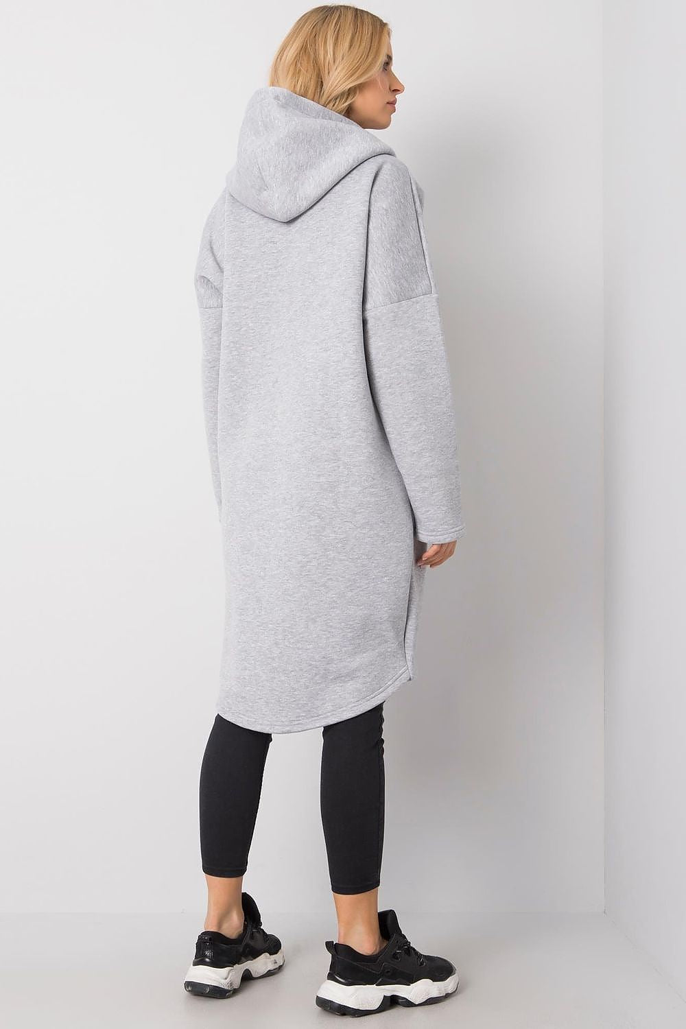   Bluza Damska Model RV-BL-4858-1.99P Grey - Rue Paris 