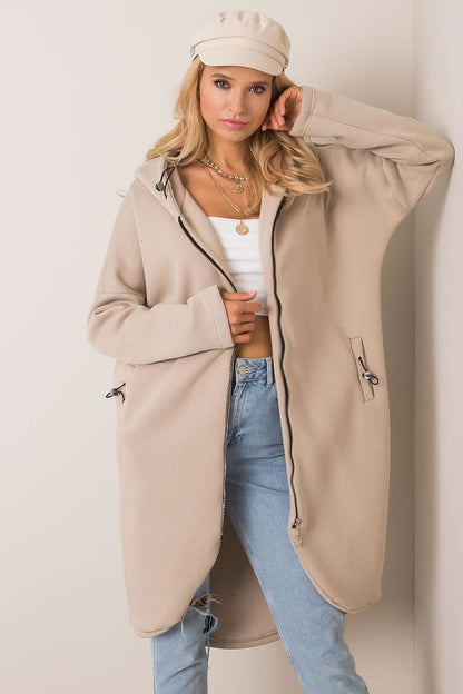   Bluza Damska Model RV-BL-4858-1.99P Beige - Rue Paris 