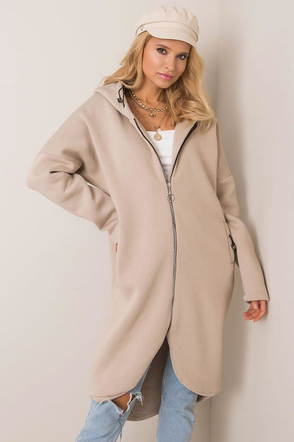   Bluza Damska Model RV-BL-4858-1.99P Beige - Rue Paris 