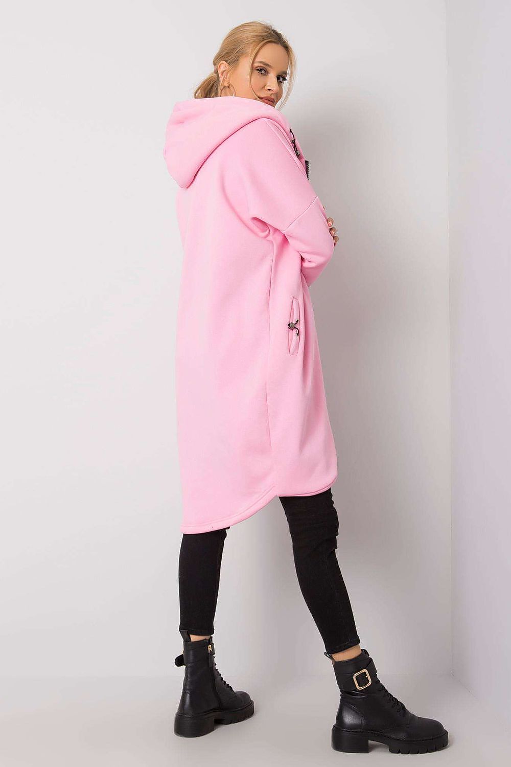   Bluza Damska Model RV-BL-4858-1.99P Pink - Rue Paris 