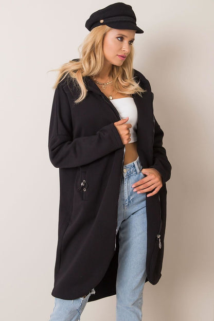   Bluza Damska Model RV-BL-4858-1.99P Black - Rue Paris 