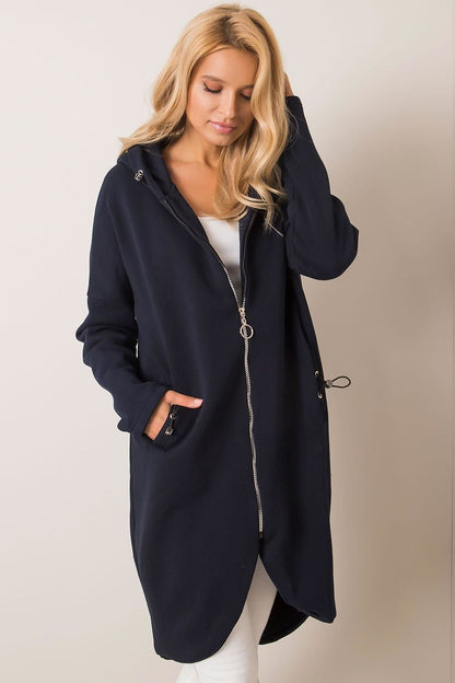   Bluza Damska Model RV-BL-4858-1.99P Navy - Rue Paris 