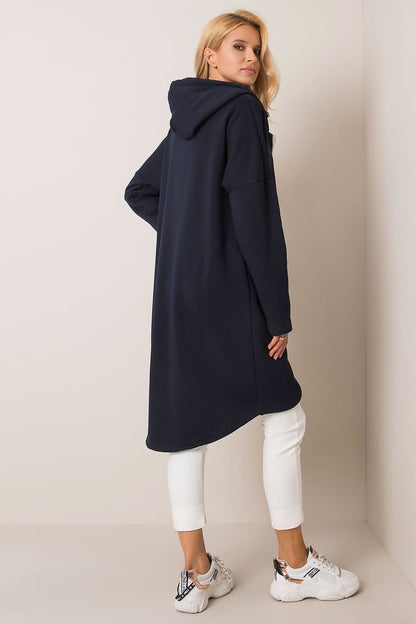   Bluza Damska Model RV-BL-4858-1.99P Navy - Rue Paris 