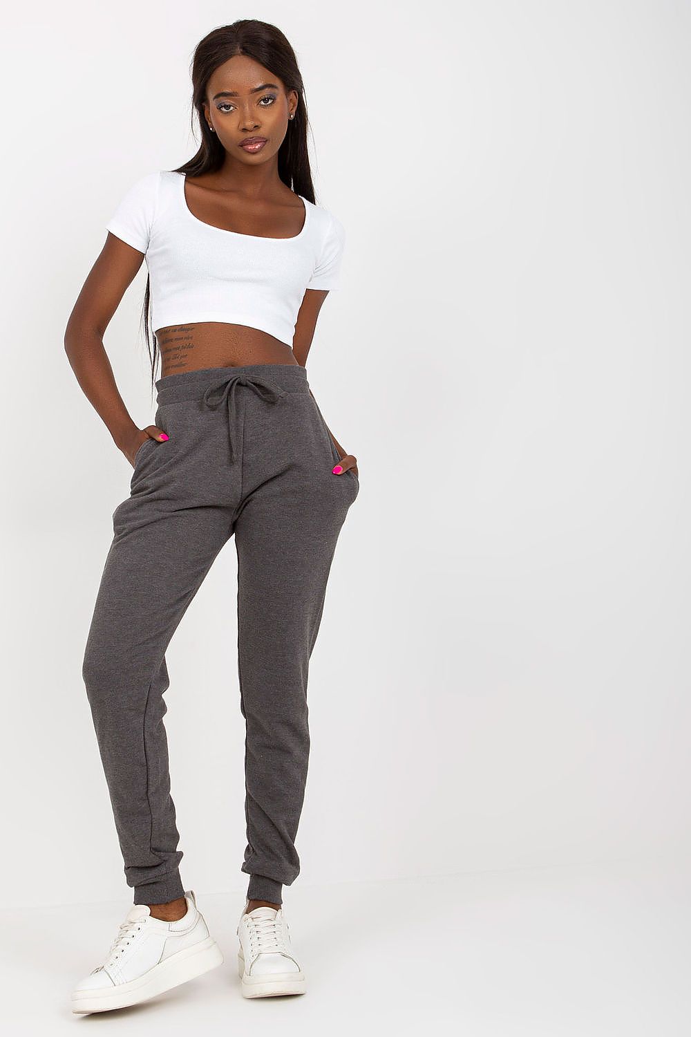   Spodnie Dresowe Model B-005.05 Dark Grey - BFG 