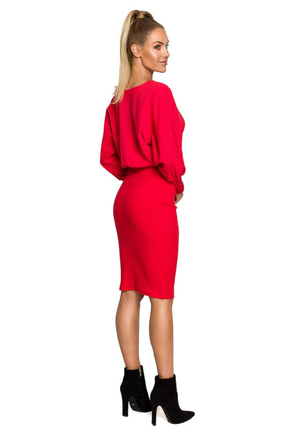  Sukienka Model MOE690 Red - Moe 