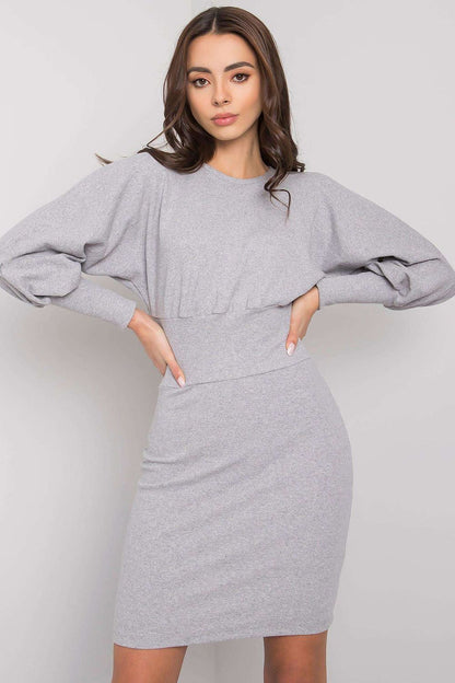  Sukienka Model RV-SK-6079.65 Grey - Rue Paris 