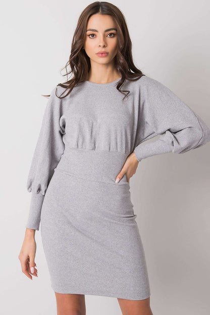  Sukienka Model RV-SK-6079.65 Grey - Rue Paris 