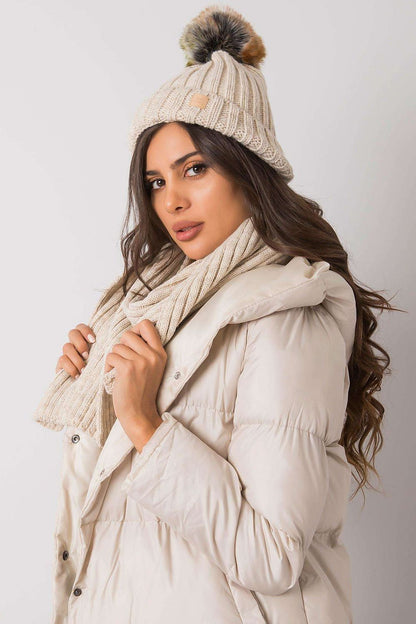   Komplet Model JK-KMPL-7-1.40X Beige - Rue Paris 