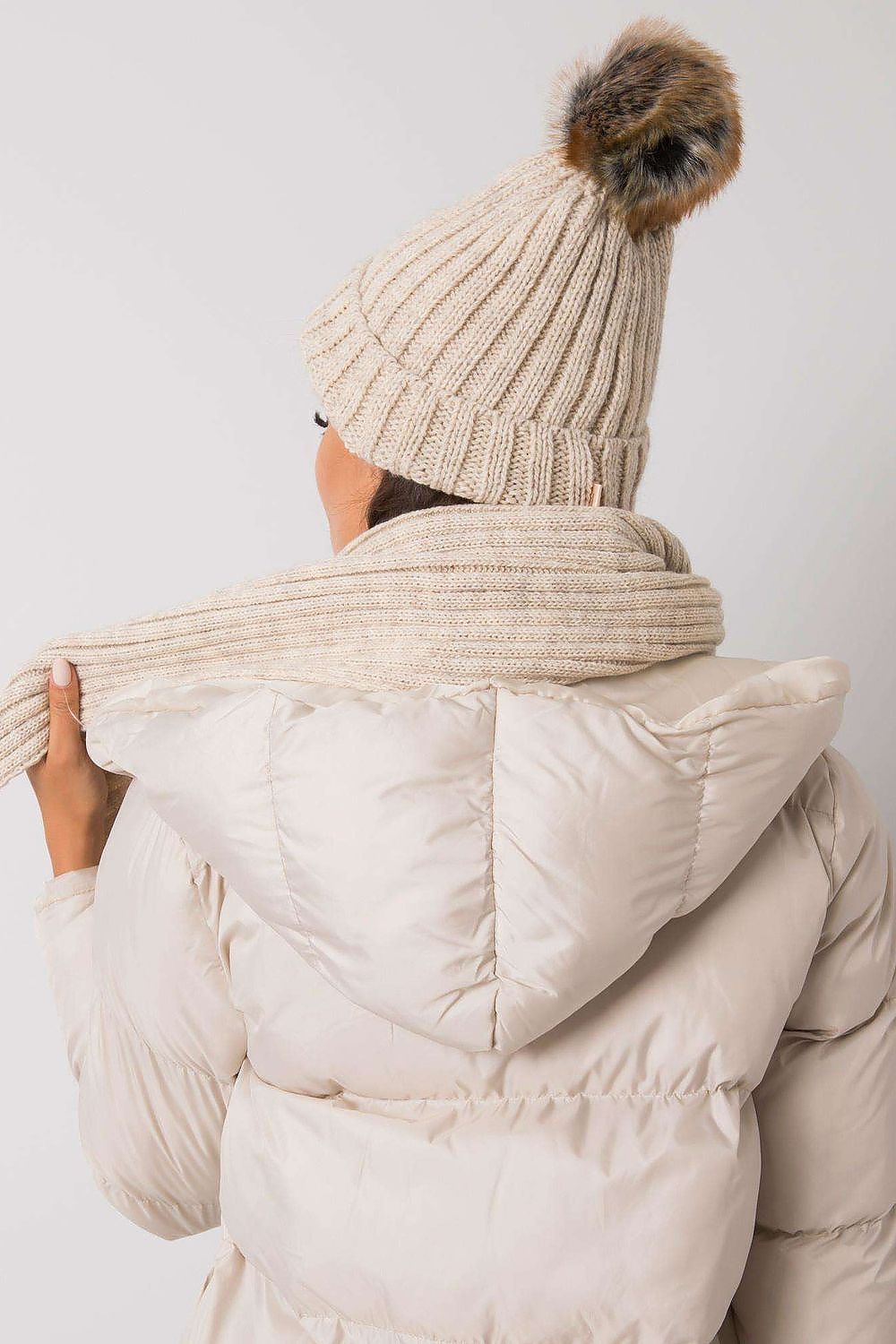   Komplet Model JK-KMPL-7-1.40X Beige - Rue Paris 
