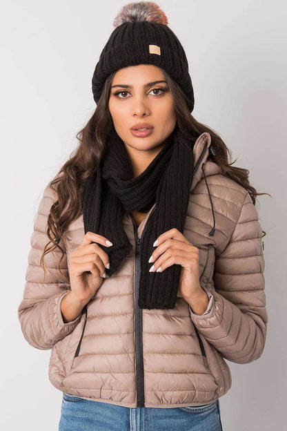   Komplet Model JK-KMPL-7-1.40X Black - Rue Paris 