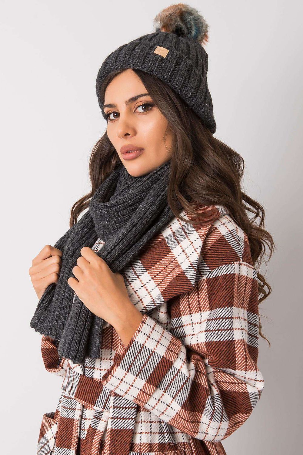   Komplet Model JK-KMPL-7-1.40X Dark Grey - Rue Paris 