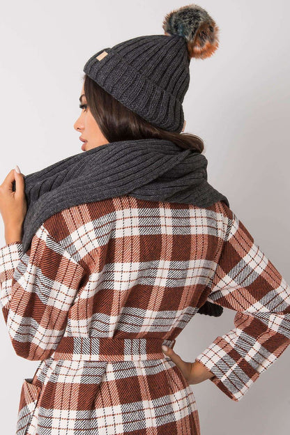   Komplet Model JK-KMPL-7-1.40X Dark Grey - Rue Paris 