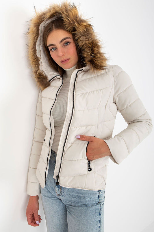   Kurtka Damska Model NM-KR-P22-6627.18P White - NM 
