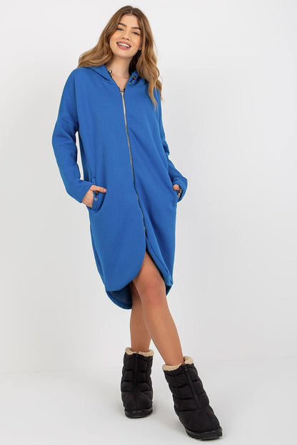   Bluza Damska Model RV-BL-4858-1.99P Dark Blue - Rue Paris 