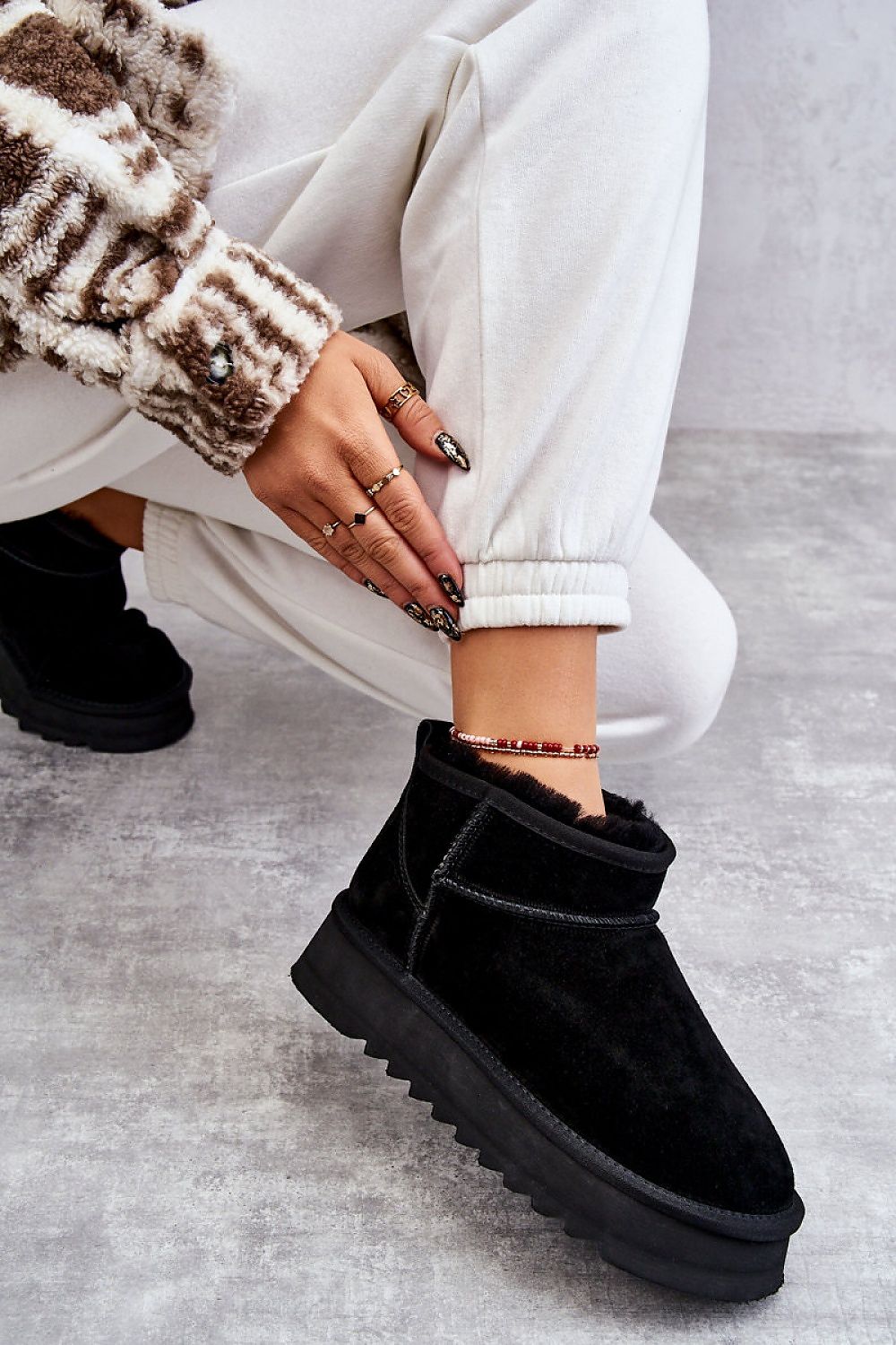   Śniegowce Model Nucca W5828 Black - Step in style 