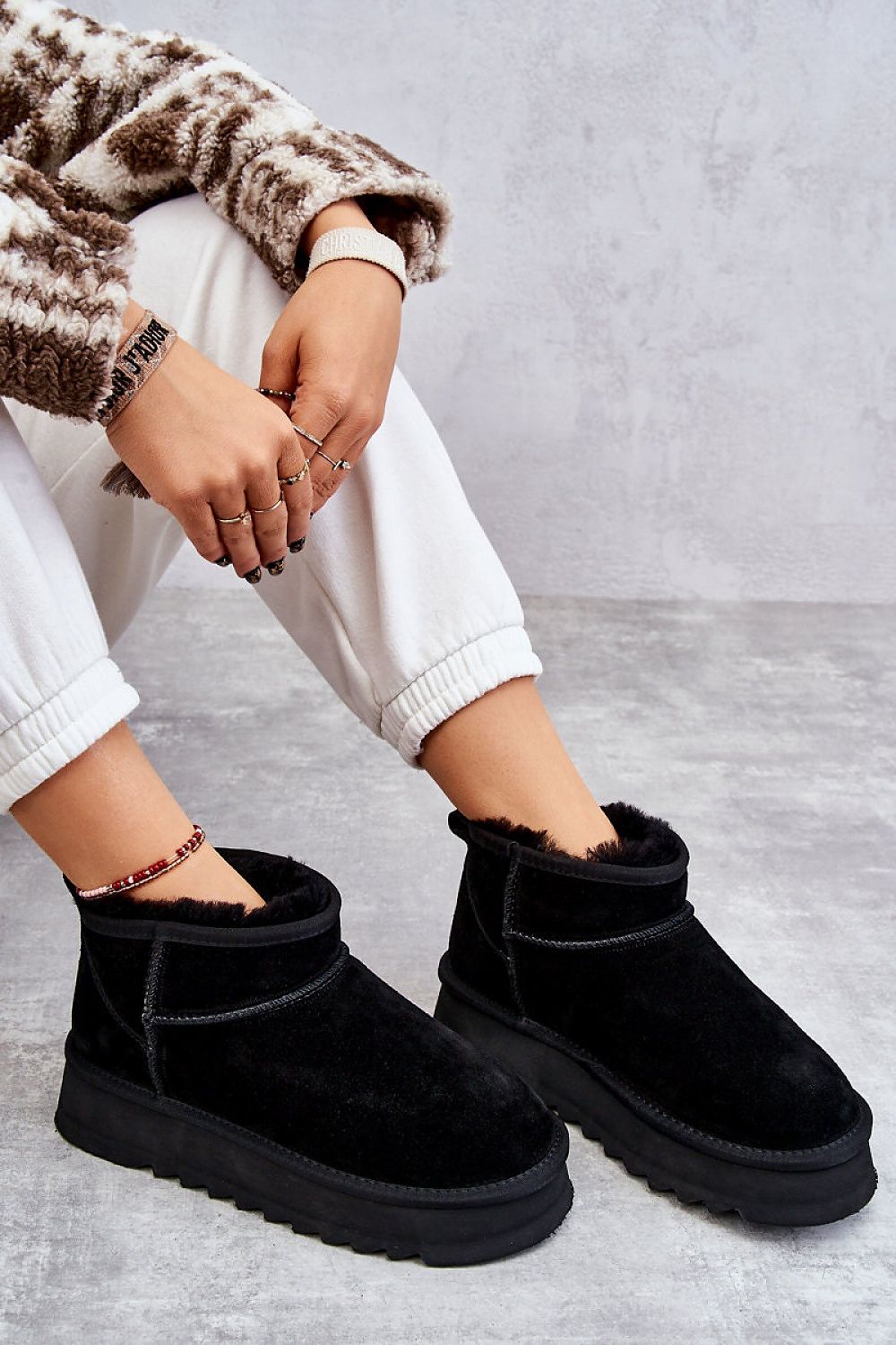   Śniegowce Model Nucca W5828 Black - Step in style 