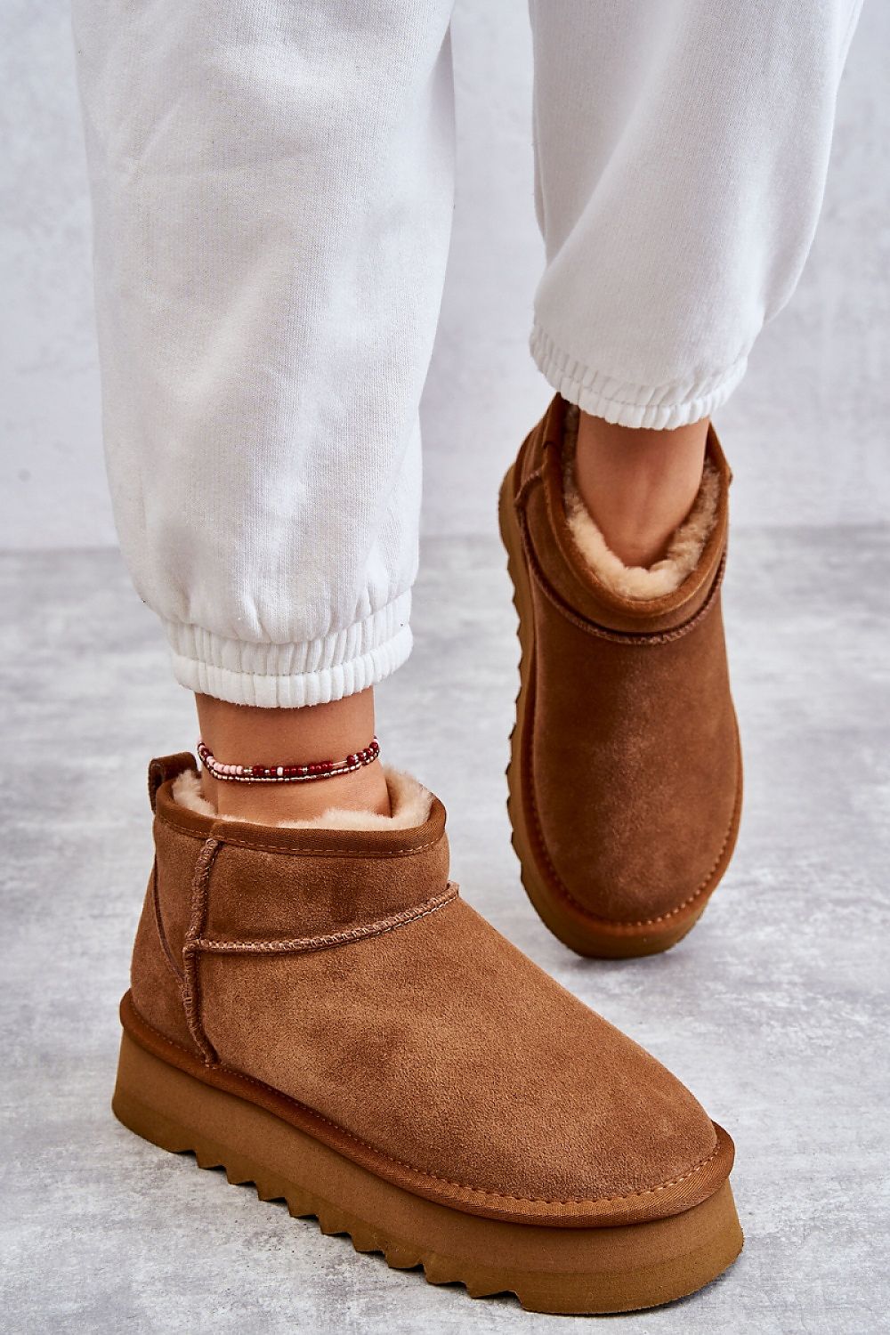   Śniegowce Model Nucca W5828 Camel - Step in style 