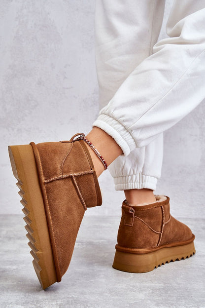   Śniegowce Model Nucca W5828 Camel - Step in style 